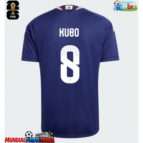 Camiseta Japón Takefusa Kubo #8 Primera Equipación Replica Mundial 2026 mangas cortas